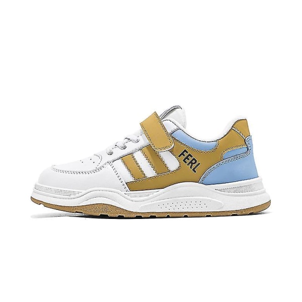 Drenge Sneakers Åndbare Pige Skateboardsko Løbesko 3dq500 White 33