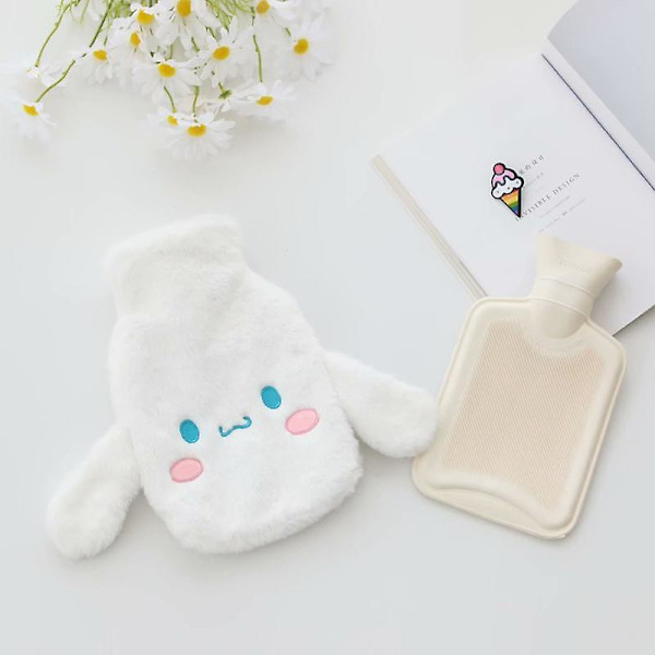 Kawaii Plys My Melody Kuromi Varmtvandsflaske Anime Blød Cinnamon Tegneserie Plys Vinter Varm Varme Hænder Fødder Varmer Gaver Legetøj Cinnamon