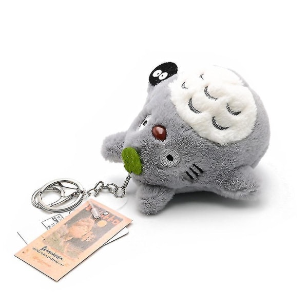 Mjuk Plysch Min Granne Totoro Fylld Docka Skolväska Tillbehör Hänge Blue