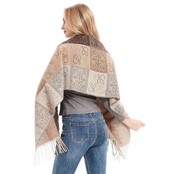 Scarves för Kvinnor Stor Halsduk Mode Sjal Överdimensionerad Sjal Cape