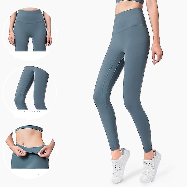 Korkeavyötäröiset Naked Feeling -leggingsit Push Up -urheiluvaatteet naisille Fitness Juoksu Jooga Housut Energy Saumattomat Leggingsit Kuntosalileggingsit tytöille Ancient Copper XL
