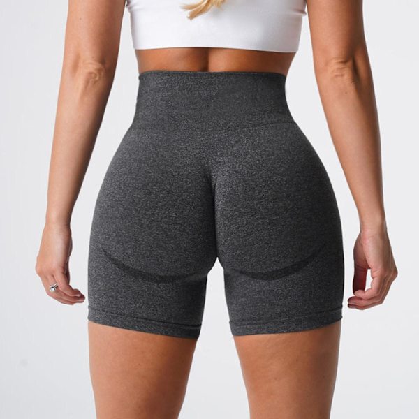 Fitness Sports Shorts Gym Yoga Shorts Åndbare Komfortable Shorts til Dating Træning Hverdagsbrug Black M