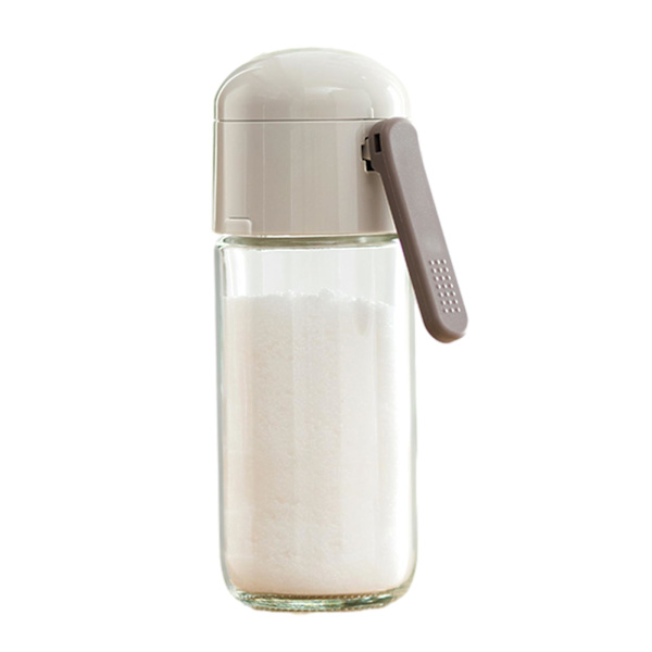 Kvantitativ Saltspreder Glas Saltspreder Dispenser Fugttæt Krydderiflaske Til Camping Køkken 250ml