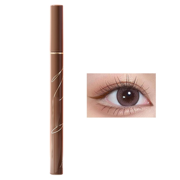 Makeup Eyeliner Pen Lätt att färga Vattentät Flytande Eyeliner för professionell ögonmakeup Brown