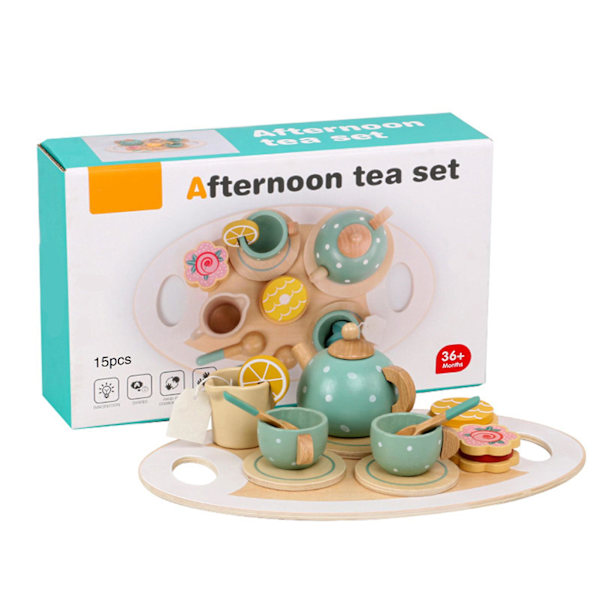 Simuleringskök Leksaksmodell Rolig Upplysning Te Leksak Robust Vattentät Te Leksak Tea Set