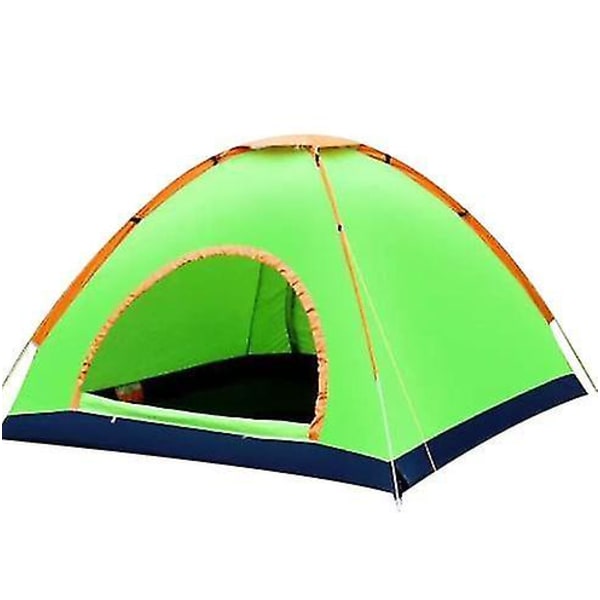 Omedelbar Pop Up Strandtält Portabelt Automatiskt Utomhus Campingtält blue 3 to 4 people