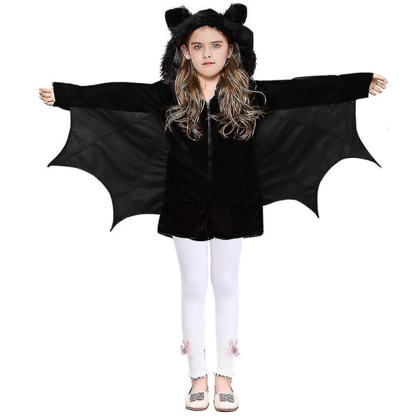 Lasten Lepakkoasu Haalari Cosplay Halloween-asu 150(150-160CM)