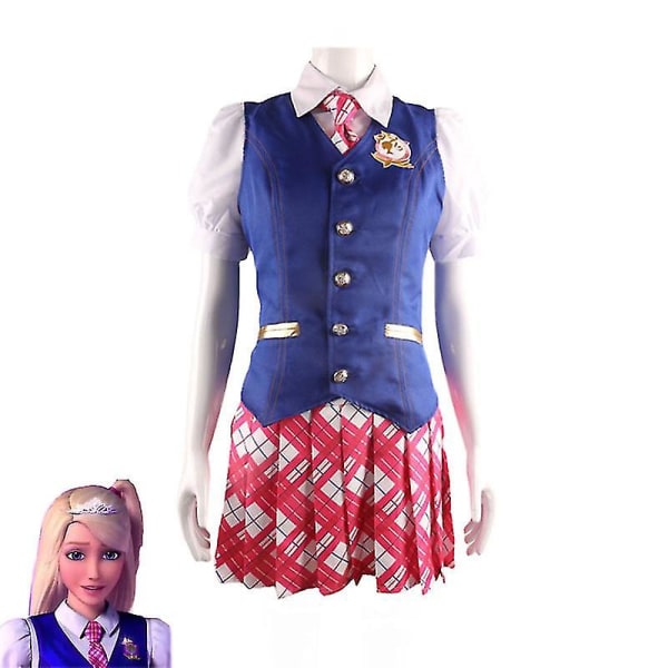 Sophia Blair Willows Cosplay Anime Prinsesse Charmskole Pige Jk Uniform Nederdel Til Voksen Kostume Lolita Delancy Kjole S