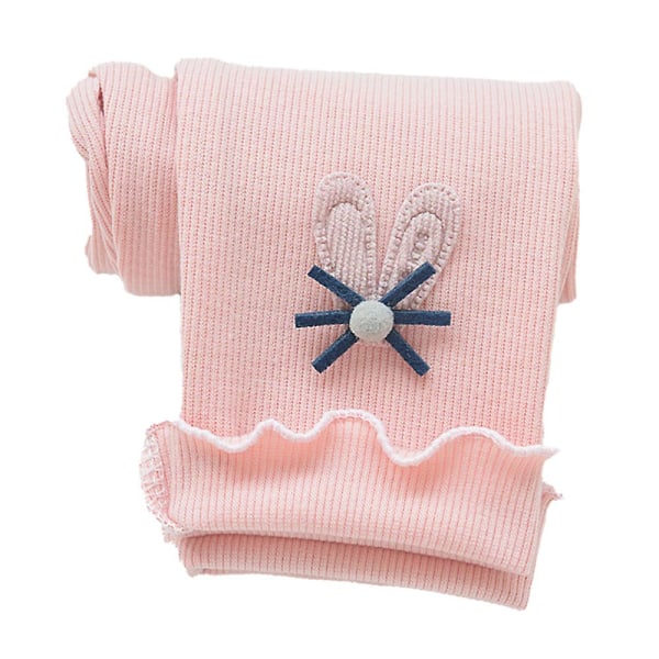 Thermal strumpbyxor för toddler för flickor Tecknad kanin Stretch Barn Långbyxor Underkläder Underkläder För 2-9 år Pink 4-5 Years
