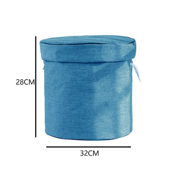 Lekekasse og lekematte, stor aktivitetskurv Blue