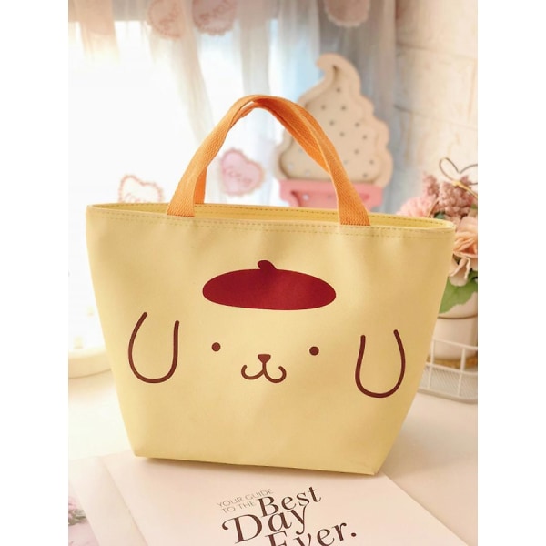 31cm Sanrios Kawaii Sarjakuva Mymelody Kuromi Cinnamoroll Opiskelija Toimistotyöntekijä Käsilaukku Eristetty Lounasrasia Laukku Pu Lounaslaukku LittleTwinStars2