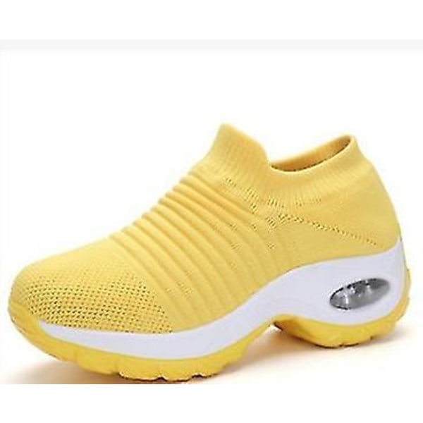 Damskor,hypermjuka skor för fitness yellowish white EU40