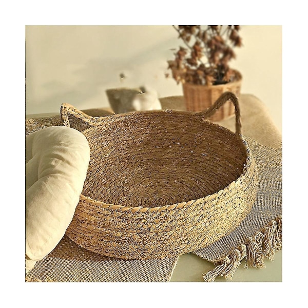 Koselig Hundeseng Sommer Klorebrett Rattan Vaskbare Forsyninger Vevd Avtakbar Pute 40cm