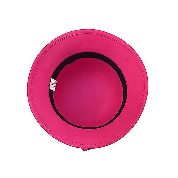 Vinter Damhatt Fedora Rosett Bred Brätte Hinkhattar Camel
