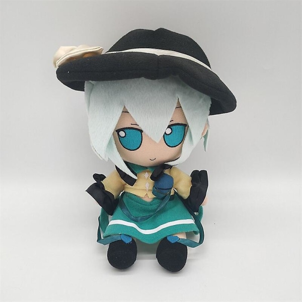 3 st Touhou Project Marisa Komeiji Koishi Hakurei Reimu Hon Meirin Hata No Koko Cosplay Plyschdocka Gosedjur Kudde Julklapp about 17-20cm white
