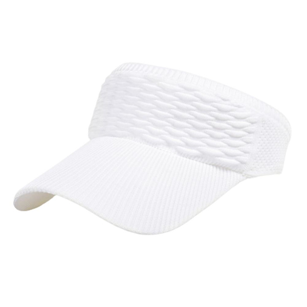 Muoti Urheilu Avoin Päällinen Hattu Naisille Yhteensopiva Hengittävä Aurinkohattu Piknikille ja Leirintään White