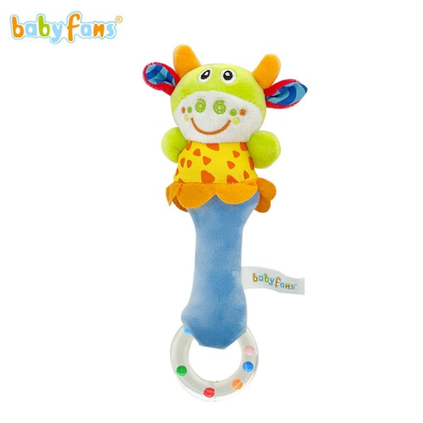 Baby Bell Rattles Leksaker Intelligens Gripande Appease Rattle Bell Pedagogisk Leksak Calf