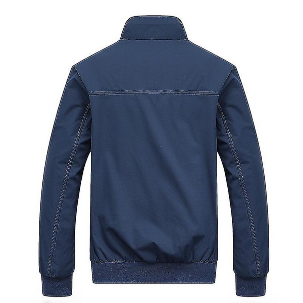 Elegant vårjakke for menn blue 4xl