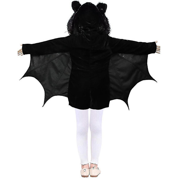 Lasten Lepakkoasu Haalari Cosplay Halloween-asu 130(130-140CM)