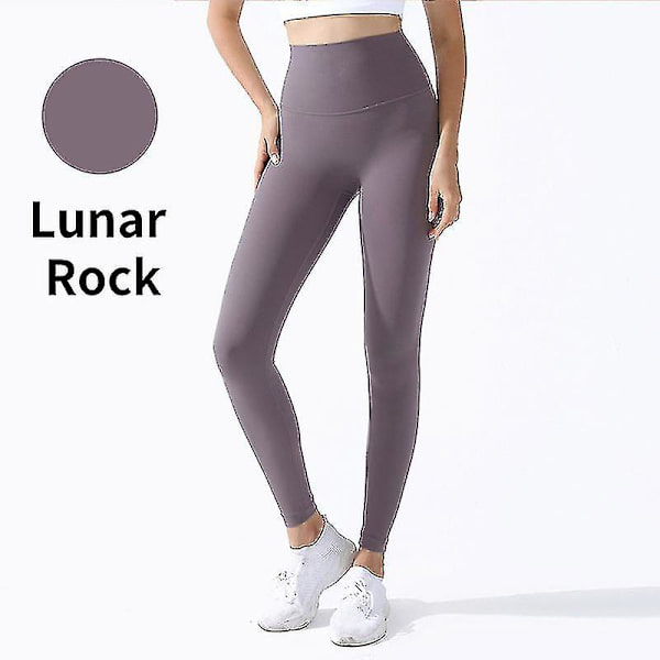 Korkeavyötäröiset Naked Feeling -leggingsit Push Up -urheiluvaatteet naisille Fitness Juoksu Jooga Housut Energy Saumattomat Leggingsit Kuntosalileggingsit tytöille Lunar Rock M