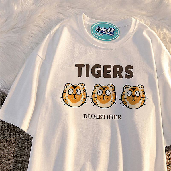 Fashion Kawaii Sanrios Kortærmet Sød Blød Cinnamoroll Tegneserie Anime Vildt Print Kortærmet Plyslegetøj Til Piger Gaver L 18