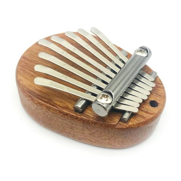 Lille Kalimba 8 Tangenter Tommelfingerklaver Bærbart Fingermusik Keyboard Instrument