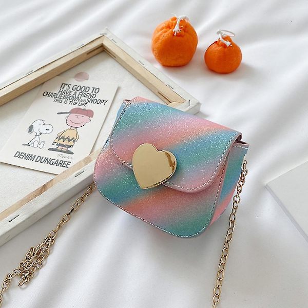 Liten Jentepung Søt Mini Småbarn Crossbody-pung Barnevesker L style2