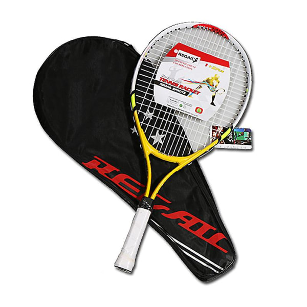 Barn Junior Barn Sport Tennisracket Aluminiumlegering PU Handtag Tennisracket Yellow