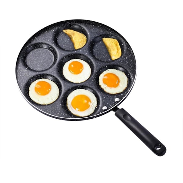 5 Huller Æggepandekage Madlavningsmaskine Husholdnings Non-stick Fødevaregodkendt Æggepande God Hjælper Til At Lave Morgenmad