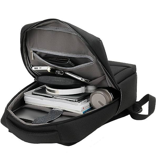 Dataryggsekk Herreveske Oxford Stoff Ryggsekk Mote Pendler Ryggsekk black