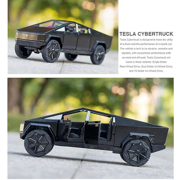 1:24 Tesla Pickup -simulaatioautomalli, koristelelut green