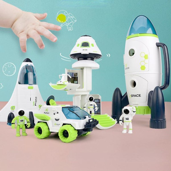 Rymdskepp Raket Rymdfarkost Rymdstation Astronaut Barnens Tidiga Utbildning Leksak Rymdmodell Space return bay