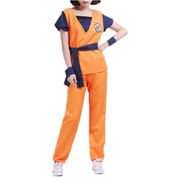 Son Goku Anime-dräkt Son Goku Anime-karaktär Cosplay-dräkt Halloween Vuxna Anime-dräkt Wukong M