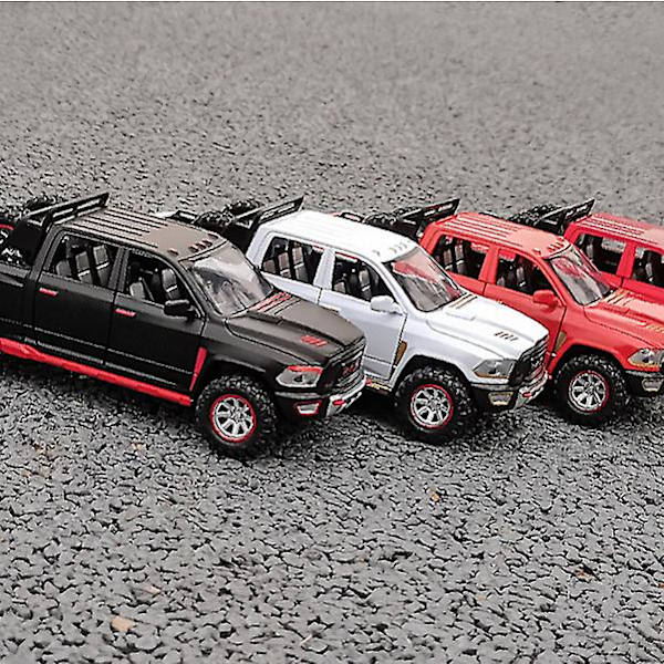 Dodge Ram Trx 1:32 Maastoauto Pickup Kuorma-auto Metalliseos Ääni-valo Automalli Lasten Lelu white
