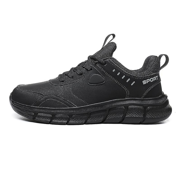 Nya trendiga herr sneakers lätta sneakers andningsbara löparskor mode sportskor 3ds825 Black 44