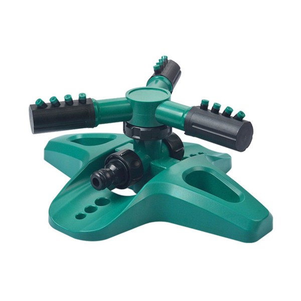 Oscillerande sprinkler vattenspridare automatisk 360 roterande justerbar stor yta för DIY växtbevattningsset
