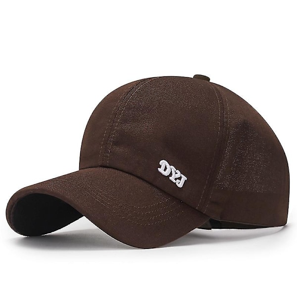 Enfärgad Hög Hästsvans Baseballkeps För Kvinnor Vår/Sommar Solhatt Löpning Snapback Hatt Rörig Hög Hästsvans Kepsar Dam cheap