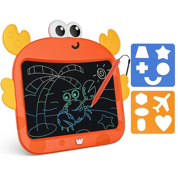 9\" Elektronisk Digital LCD Skrivebrett Søtt Tegnebrett Grafikk Leker Barne Gave Crab