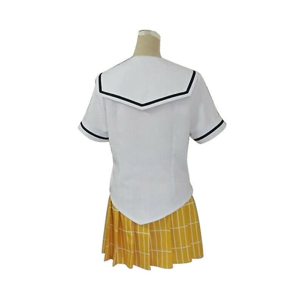 Den Magiska Skoluniformen Cosplay Kostym Yellow M