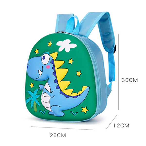 Sarjakuva Dinosaurus Reppu Lastentarha Lapset Söpö Matkareppu Koululaukku Black