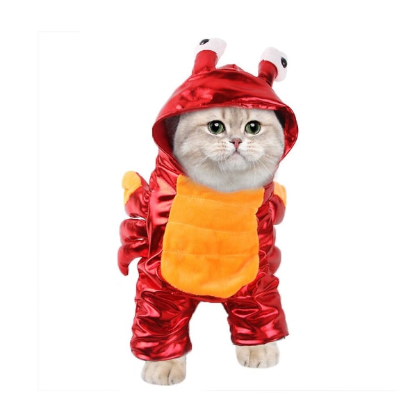 Halloween Julefrokost Hund Kat Krabbe Kostumer, Sjovt Kæledyrs Cosplay Kostume Fancy Kjole Tøj XL