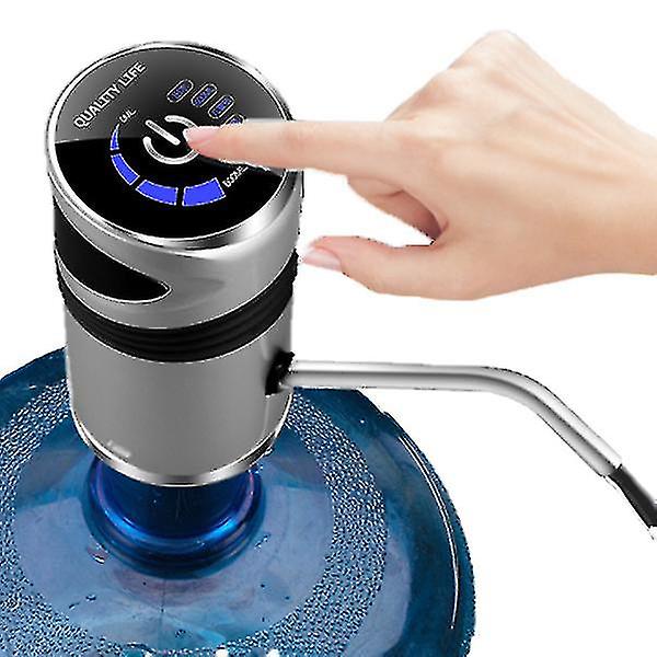 Automatisk Elektrisk Vannpumpe USB Ladeknapp Dispenser Gold