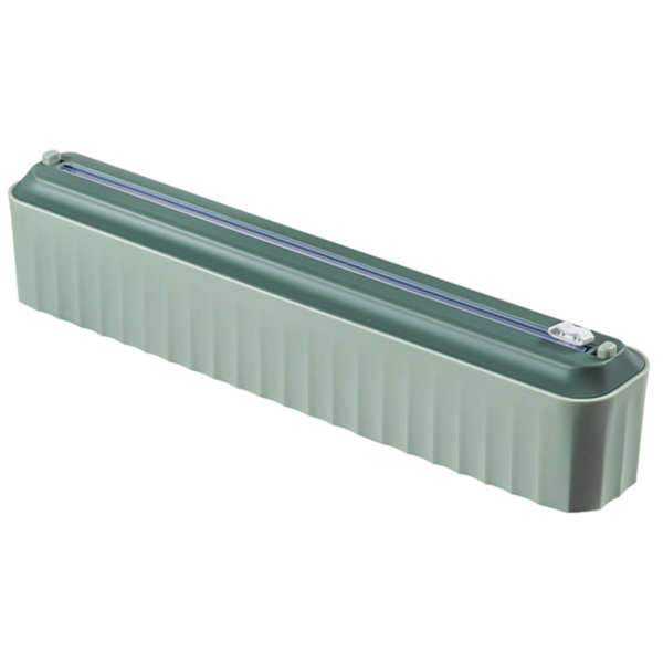 Magnetisk påfyllningsbar plastfolie-skärare Multifunktionell plastfolie-dispenser Green Splitter