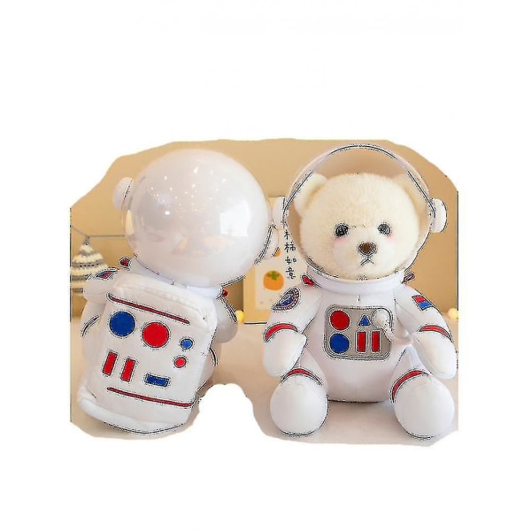 Rosa rymdbjörn docka plyschleksak astronaut björn födelsedagspresent