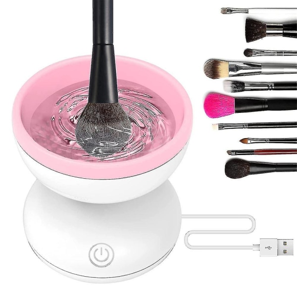 Automatisk Makeup Brush Cleaner Kosmetisk borste Rengöringsverktyg USB -laddning