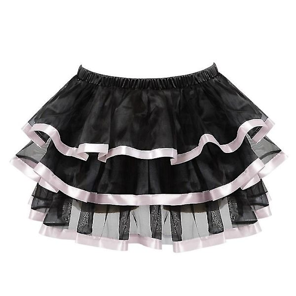 Naisten seksikkäät korsetit Overbust-korsetti ja hame setti Tutu Corselet S-6xl Red 4XL