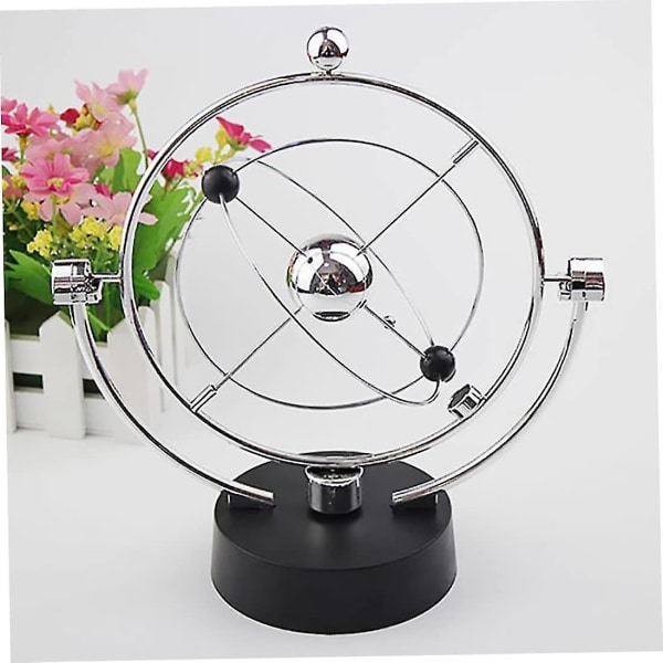 Elektronisk Svingball Perpetual Motion Fysisk Vitenskap Leketøy Kinetisk Kunst Globe Newton Pendel