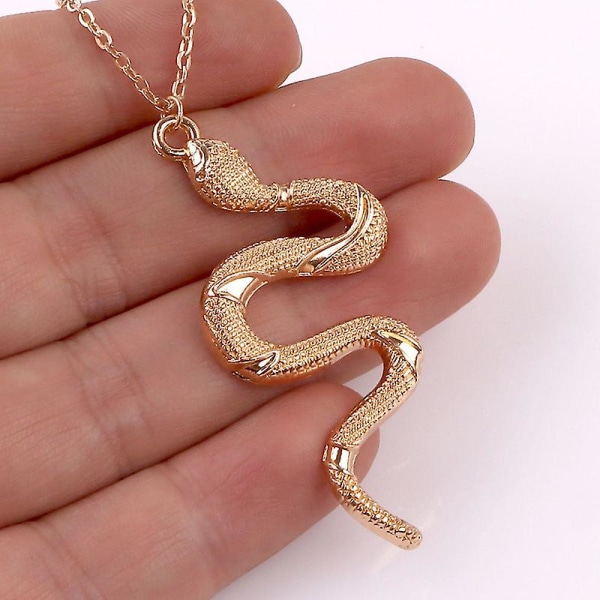 Metallormformad Hängsmycke Halsband Enkelt Mode Vardagskläder Choker Smycken Gåvor Till Män Gold
