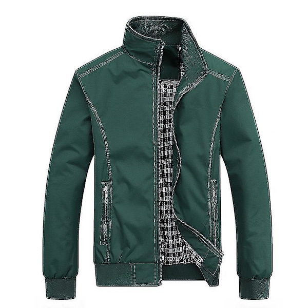 Elegant forårs bomberjakke til mænd green xl