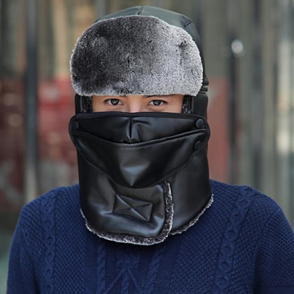 Termisk Vinter Trapper Hatt Höst Vinter Cykling Vindtät Varm Utomhuskeps Ny Red Breathing Valve